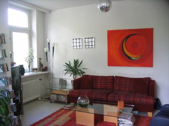Wohnzimmer 'Meine alte Single-Wohnung'