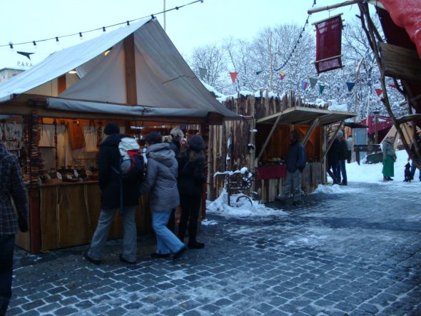 Weihnachtsdeko 'Weihnachtsmarkt'