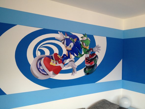Neue Wandgestaltung mit Sonic